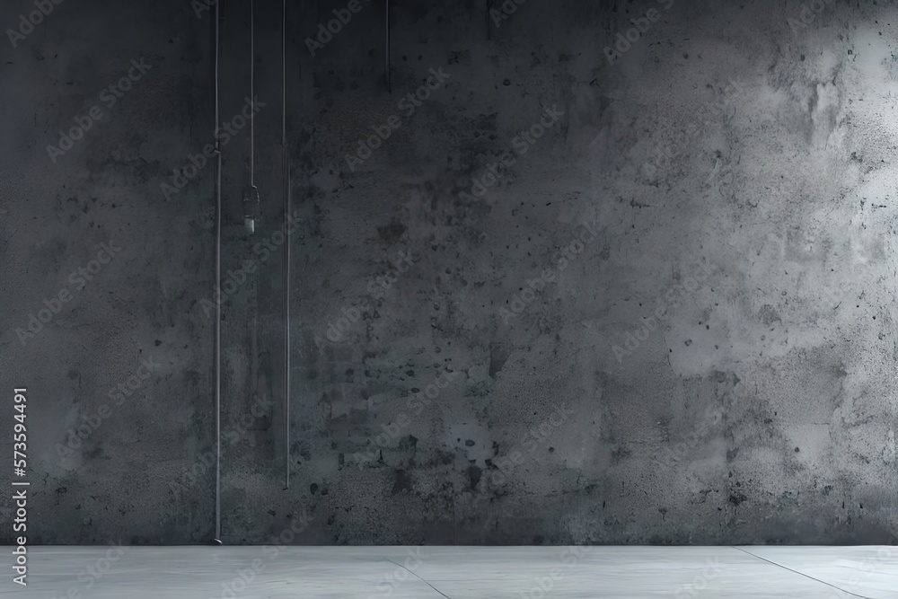 Grunge Black Wall (Urban Texture). Generative AI Grunge Black Wall (Urban Texture). Generative AI