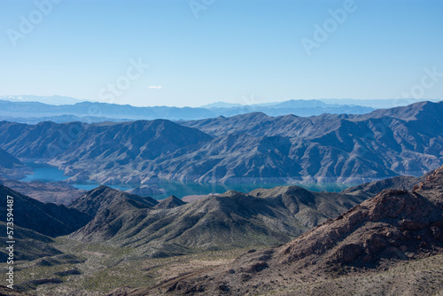 vista panoramica del desierto y cañon de arizona