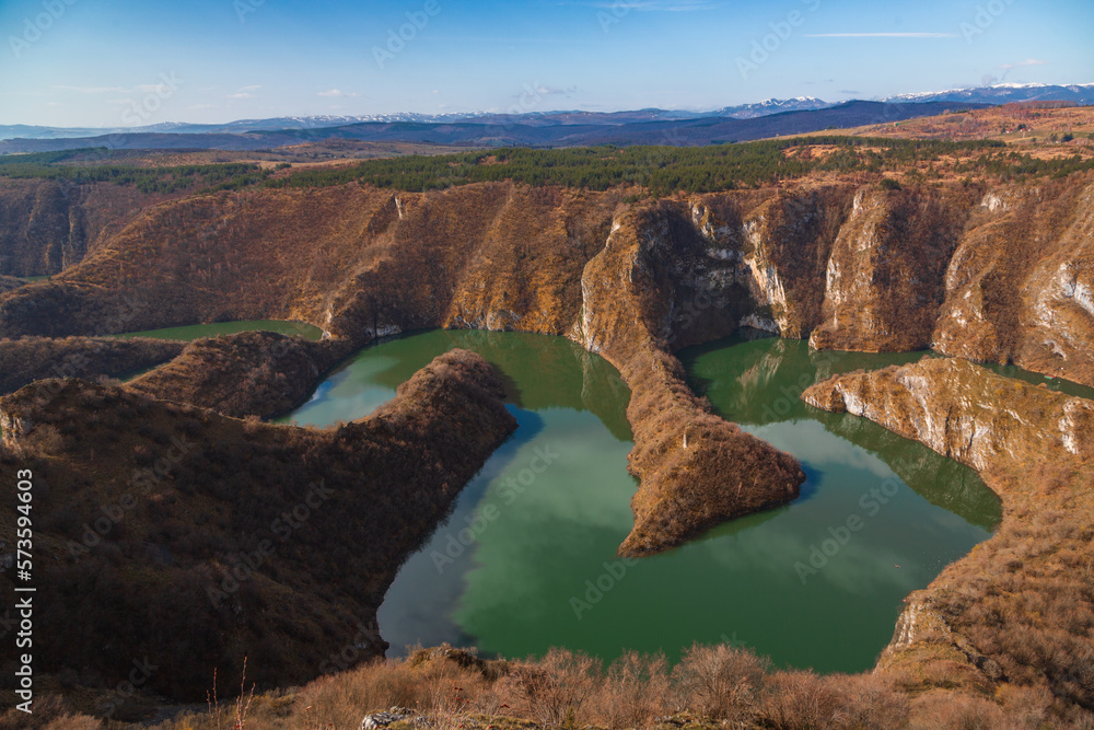 Canyon of Uvac river, Serbia, Europe