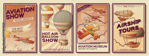 Retro Aviation Show Posters