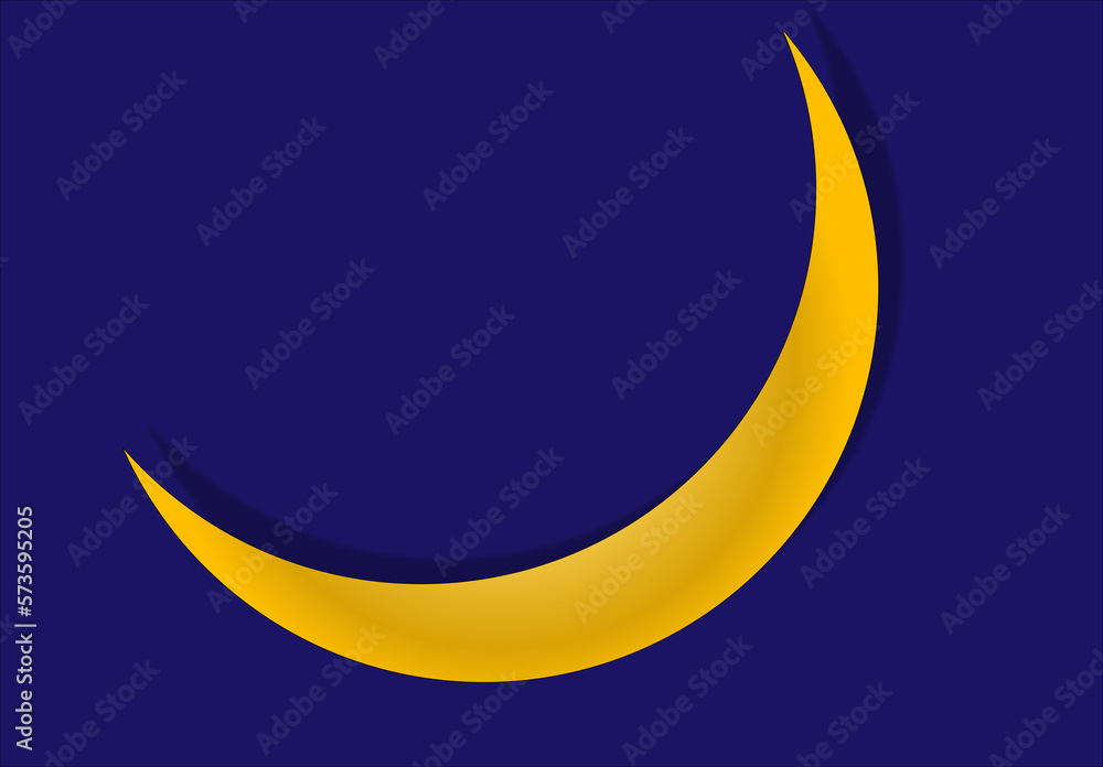 Golden Moon With Clean Background Golden Moon With Clean Background