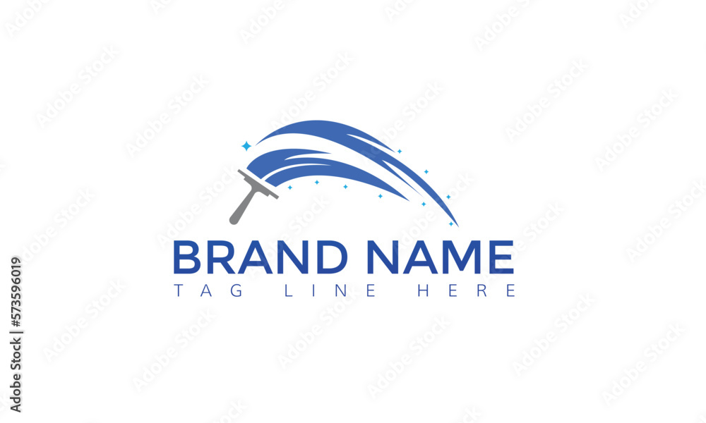 Creative Cleaning Concept Logo Design Template Creative Cleaning Concept Logo Design Template