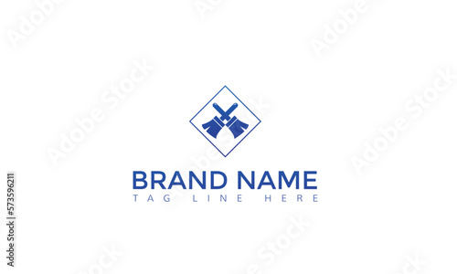 Creative Cleaning Concept Logo Design Template