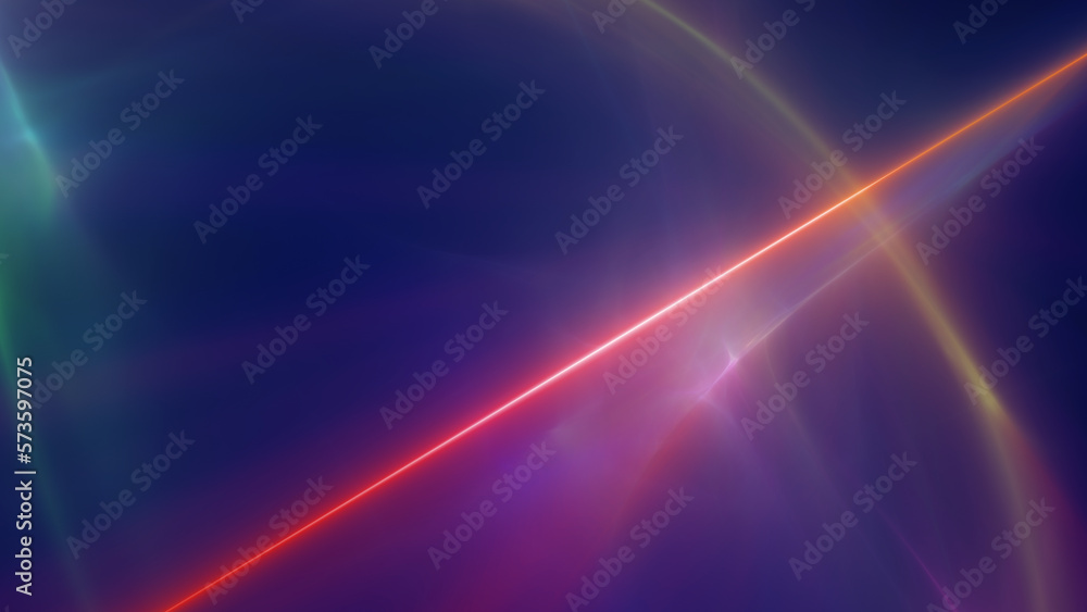 background neon line wave illustration