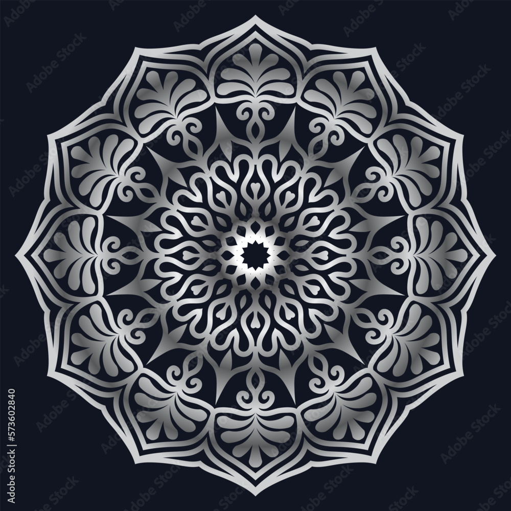 Decorative elements luxury ornament pattern gradient mandala design Decorative elements luxury ornament pattern gradient mandala design