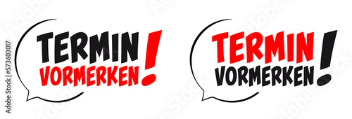 Termin vormerken !