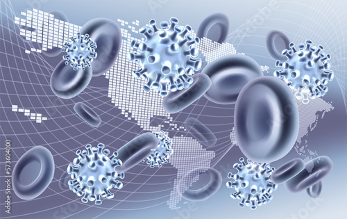 Global Pandemic Virus Map C...