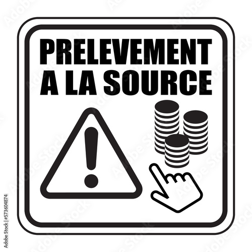 Logo prélèvement à la source.