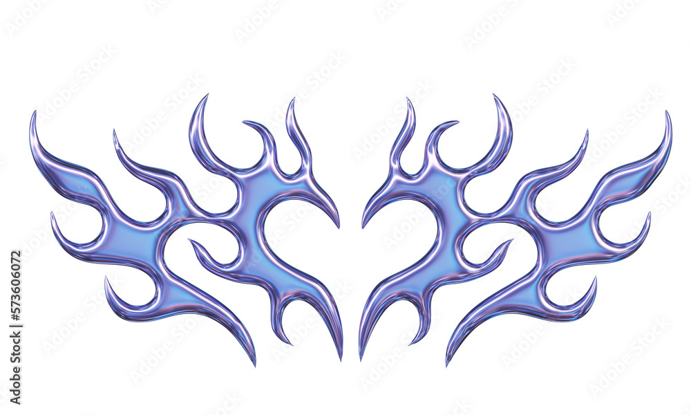 3d chrome metal of y2k fire icon. Flame shape in liquid mercury. 3d rendering illustration of abstract neo tribal cyber sigil metallic melted modern burn form, design element 3d chrome metal of y2k fire icon. Flame shape in liquid mercury. 3d rendering illustration of abstract neo tribal cyber sigil metallic melted modern burn form, design element
