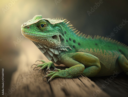 Green lizard © Abonti