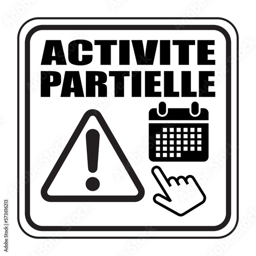 Logo activité partielle.