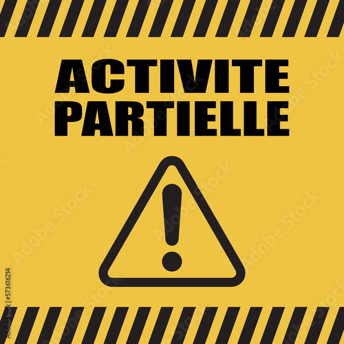 Logo activité partielle.