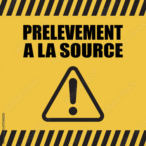 Logo prélèvement à la source.