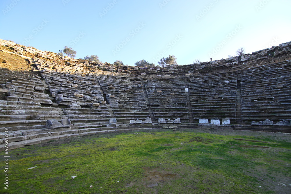 The Ancient City of Stratonikeia inhabited continuously from the Late Bronze Age (1500 BC) to the present day The Ancient City of Stratonikeia inhabited continuously from the Late Bronze Age (1500 BC) to the present day