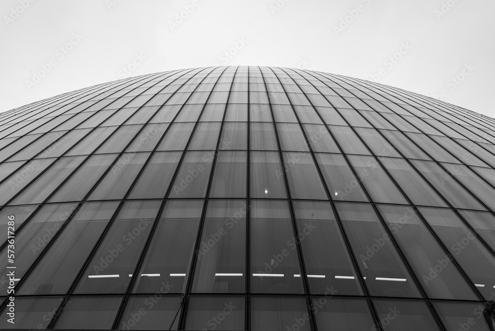 One of the famous skyscrapers in the financial district named One of the famous skyscrapers in the financial district named