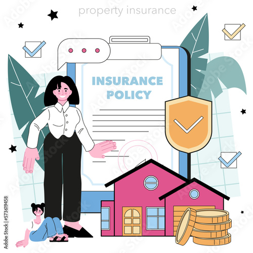 Insurance agent. Contract of security of property from potential damage.
