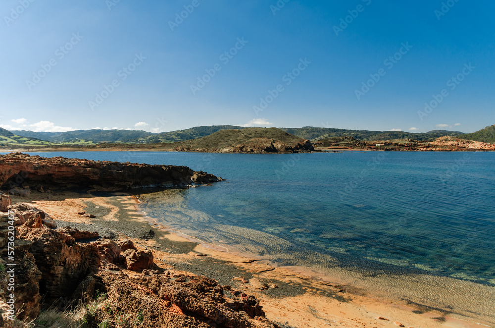 Binimel-la, playa virgen del norte de Menorca 