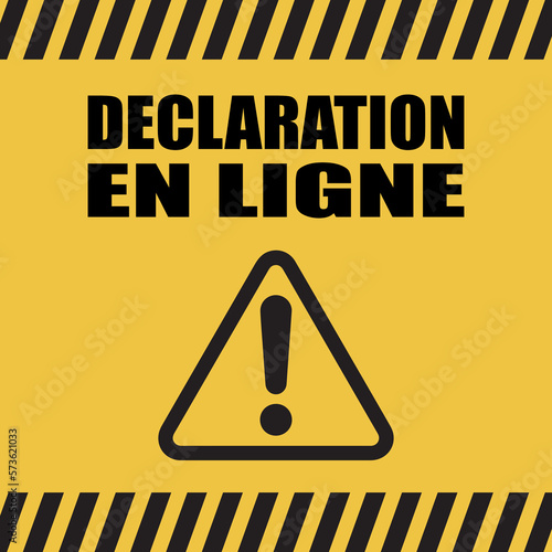 Logo déclaration en ligne.