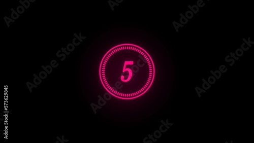 abstract beautiful number illustration background 