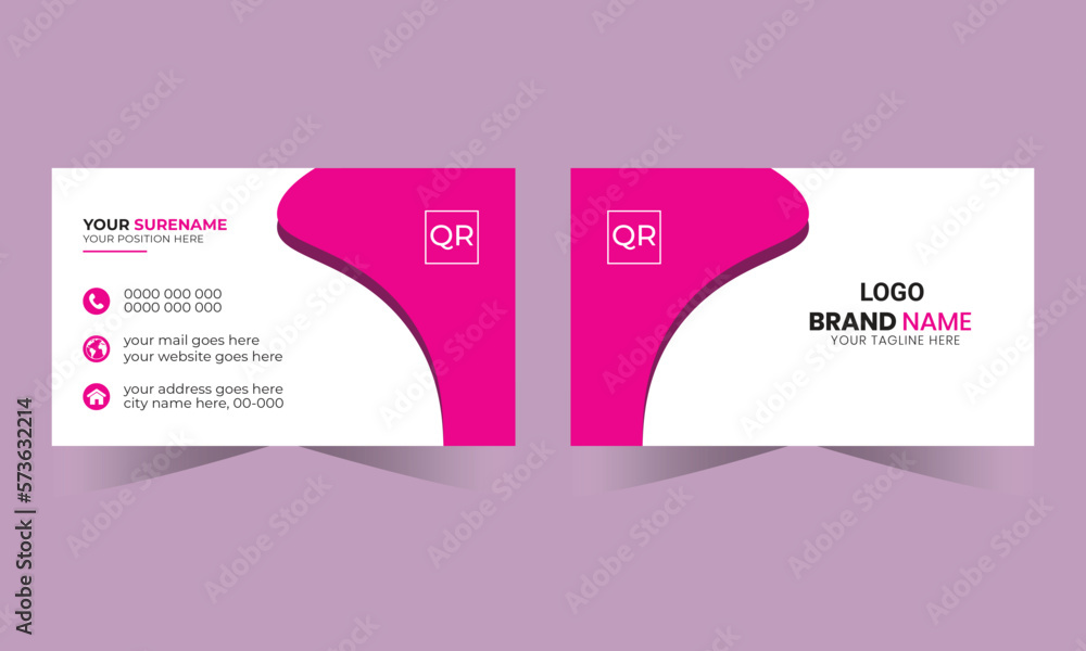 double sided business card template modern and clean style
double sided business card template modern and clean style