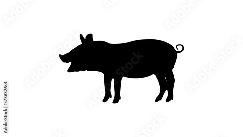 piglet silhouette