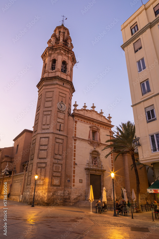 Valencia - The church Iglesia San Valero y San Vicente Martir