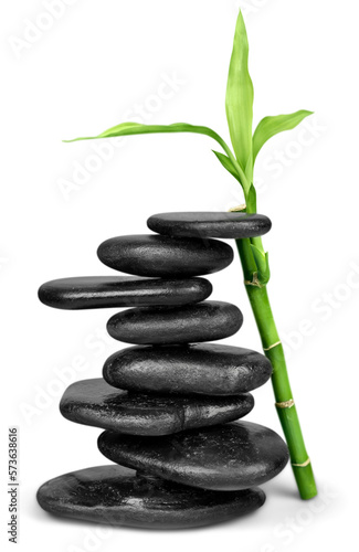 Stack of sea stone  Zen Nature s Balance concept