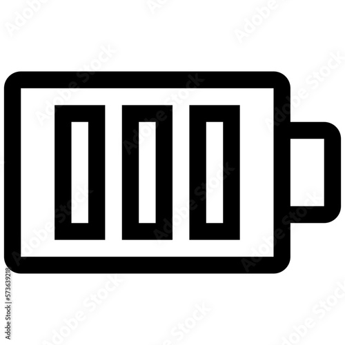 Battery Full Line Icon