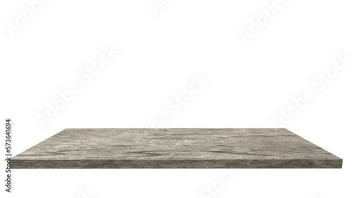 Vintage Empty wooden shelf kitchen table top