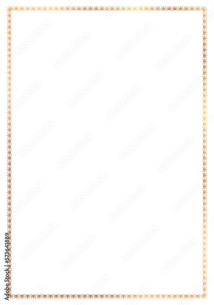 Vector golden frame Vector golden frame