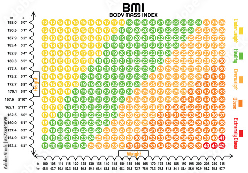 (BMI) Body Mass Index Chart. BMI Calculator To Checking Your Body Mass Index.