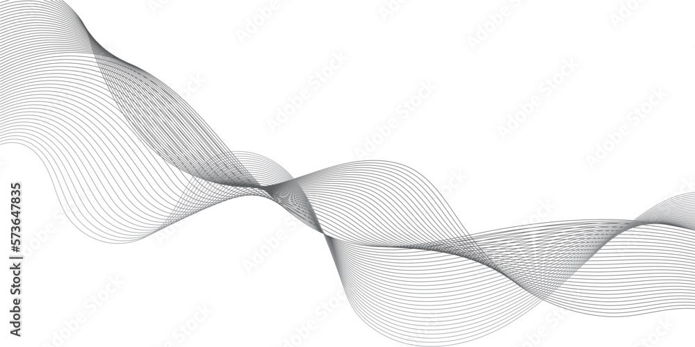 Abstract grey, white smooth element swoosh speed wave modern stream background. Abstract wave line for banner, template, wallpaper background with wave design. Vector illustration Abstract grey, white smooth element swoosh speed wave modern stream background. Abstract wave line for banner, template, wallpaper background with wave design. Vector illustration