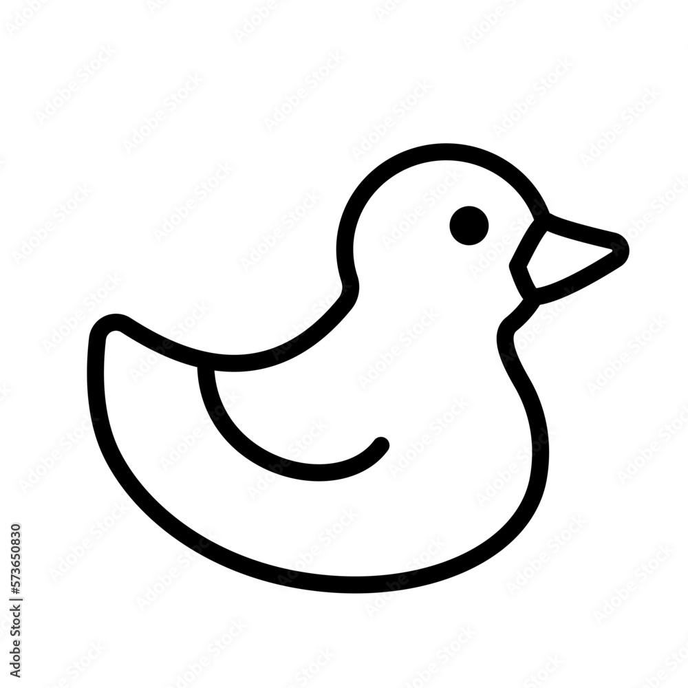 Rubber duck - vector icon Rubber duck - vector icon