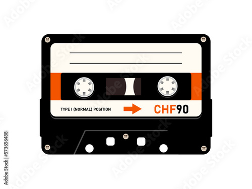 cassette tape vector design