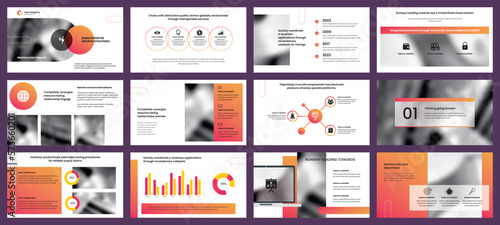 Creative slide template design for company business PowerPoint presentation. Use for modern presentation, in corporate annual report, company profile, website slider and marketing.