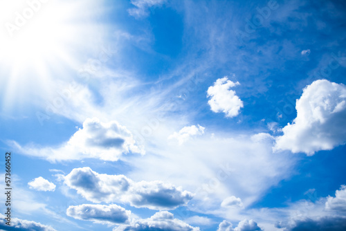 A beautiful sky clouds in nature in an atmosphere of clean air