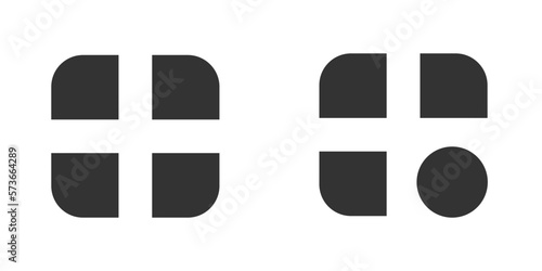 Category vector illustration set