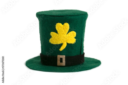 St. Patrick's hat isolated on white background