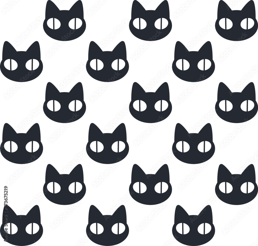 Fototapeta premium seamless pattern with cats