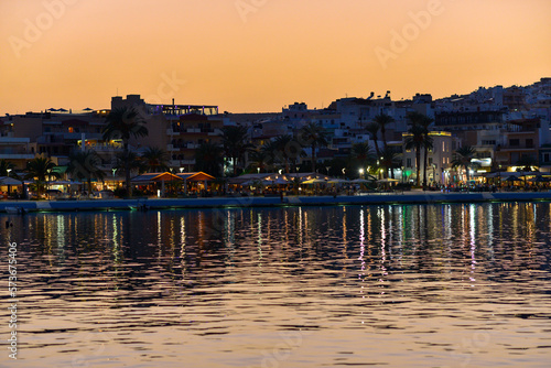 Abendd  mmerung in Sitia  Griechenland