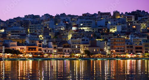 Abenddämmerung in Sitia, Griechenland