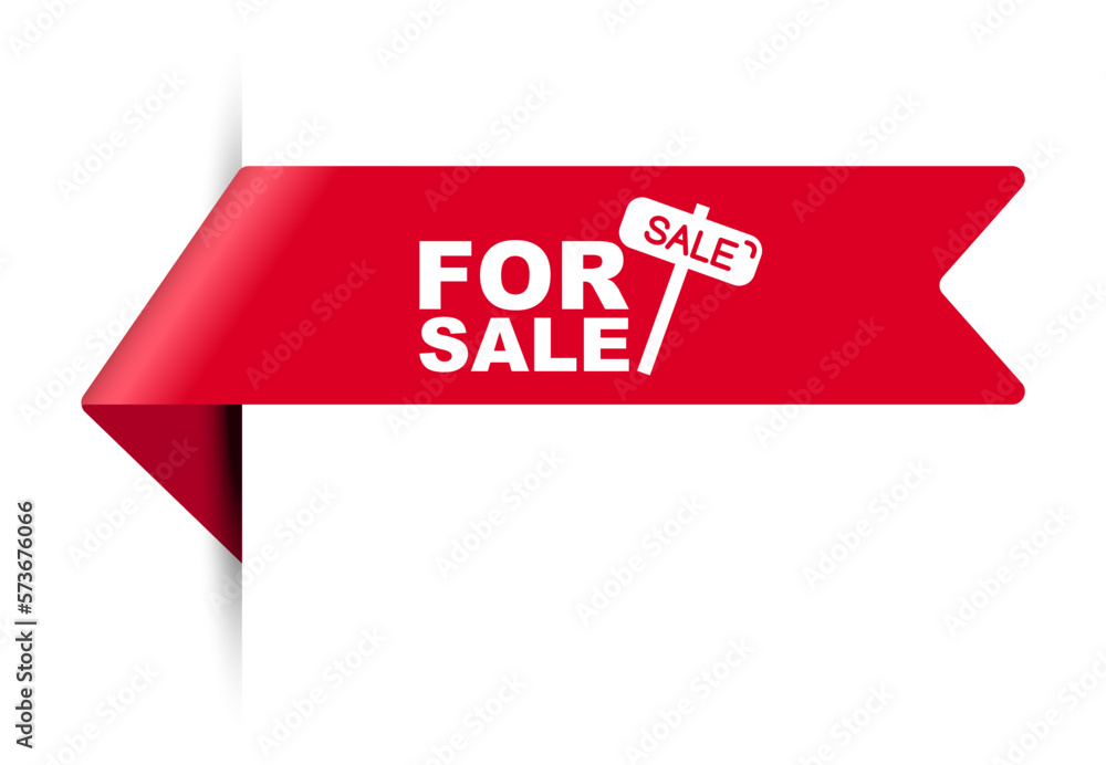 red vector illustration banner for sale red vector illustration banner for sale