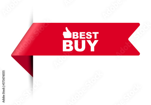 red vector illustration banner best buy