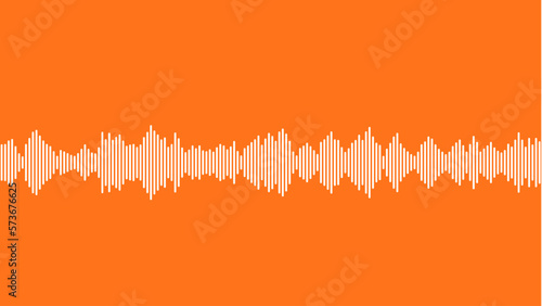 seamless sound waveform pattern for radio podcasts, music player, video editor, voise message in social media chats, voice assistant, recorder. vector illustration