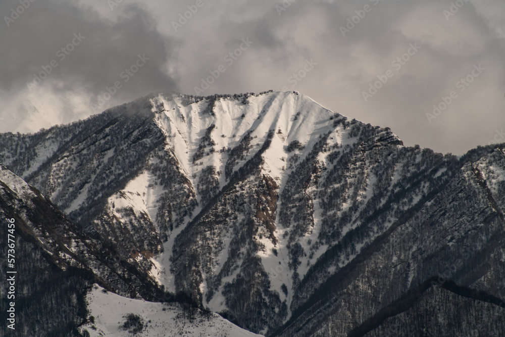amazing scenic landscape of snow covered mountain ranges. Nature mountain background. amazing scenic landscape of snow covered mountain ranges. Nature mountain background.