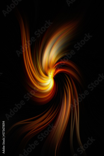 abstract psychedelic background looking like stylized phoenix, fractals photo