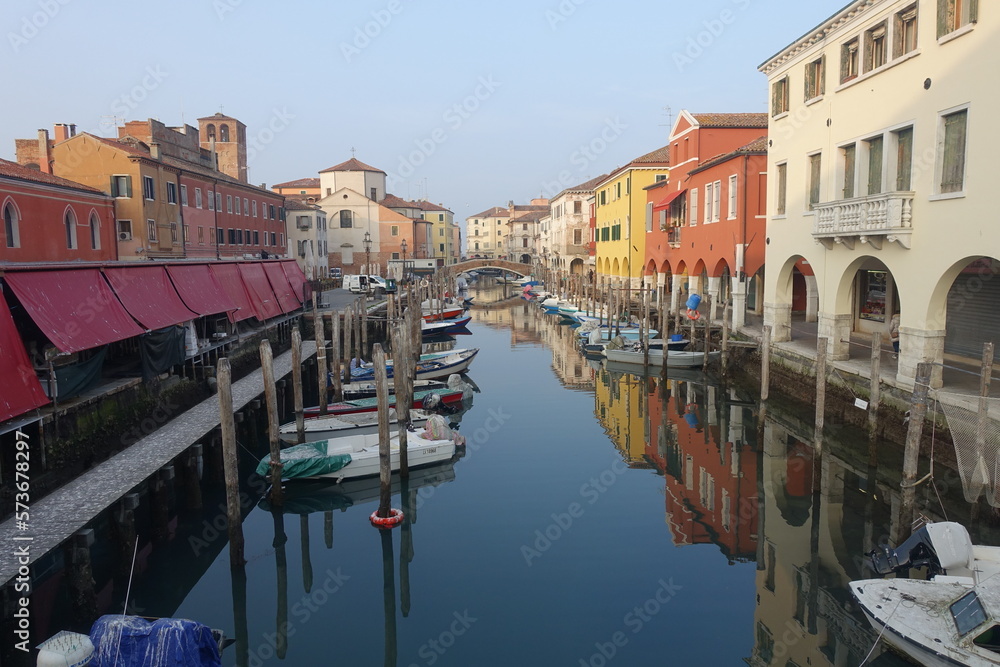 Obraz premium chioggia piccola città lagunare
