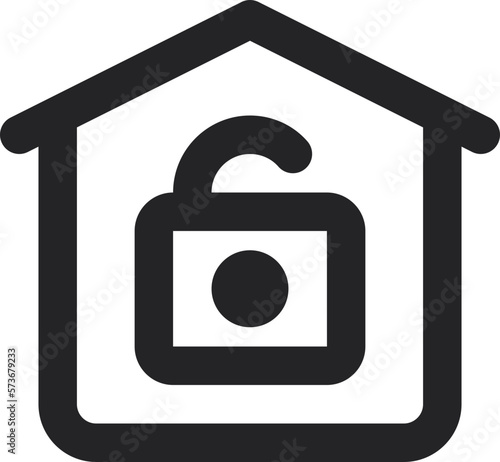 unlock home icon