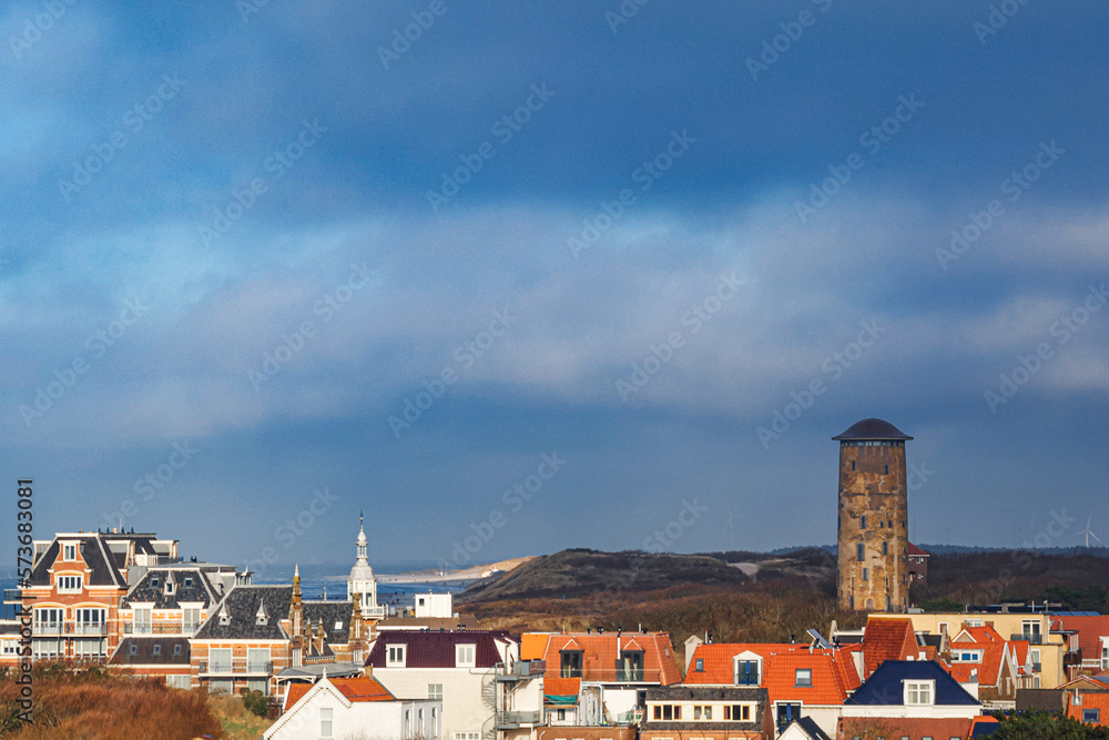 panorama of the town Domburg 