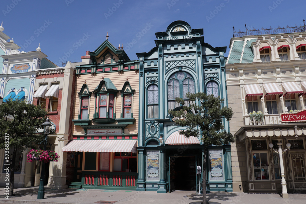 Fototapeta premium Parc à thème Disneyland Paris et Walt Disney Studios